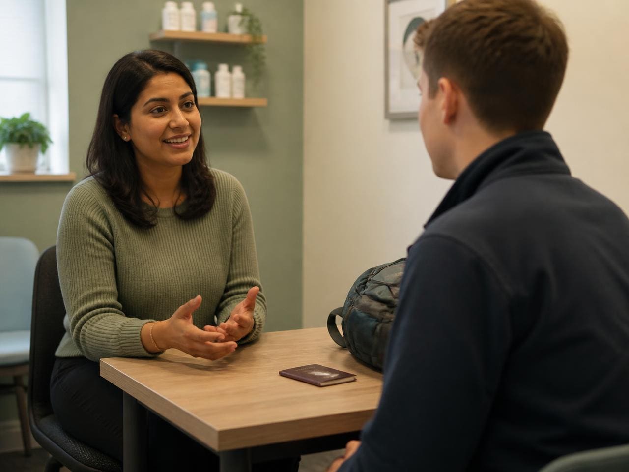 Travel health appointment